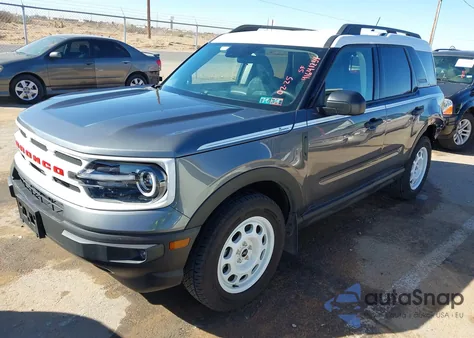 2024 Ford Bronco Sport Heritage z USA, uszkodzony, nr VIN 3FMCR9G64RRE03926